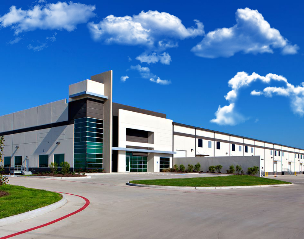 rendering of AmeriPort Industrial Park building